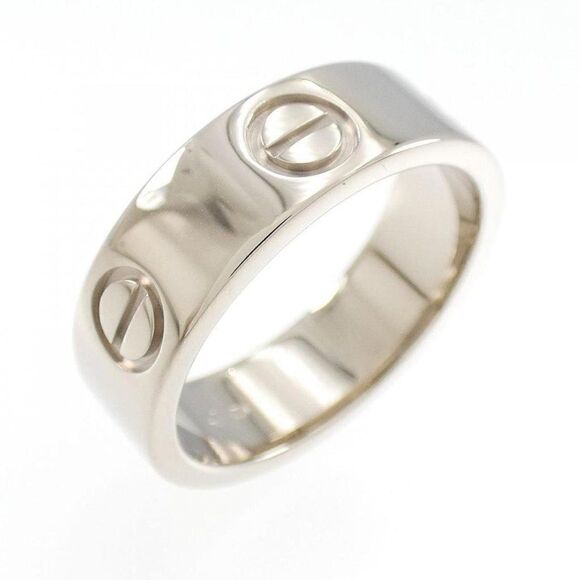 Cartier Love  Ring  EU 50 White Gold - Picture 1 of 4